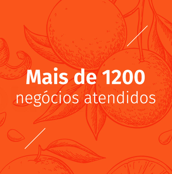 Mais de 1200 negocios atendidos