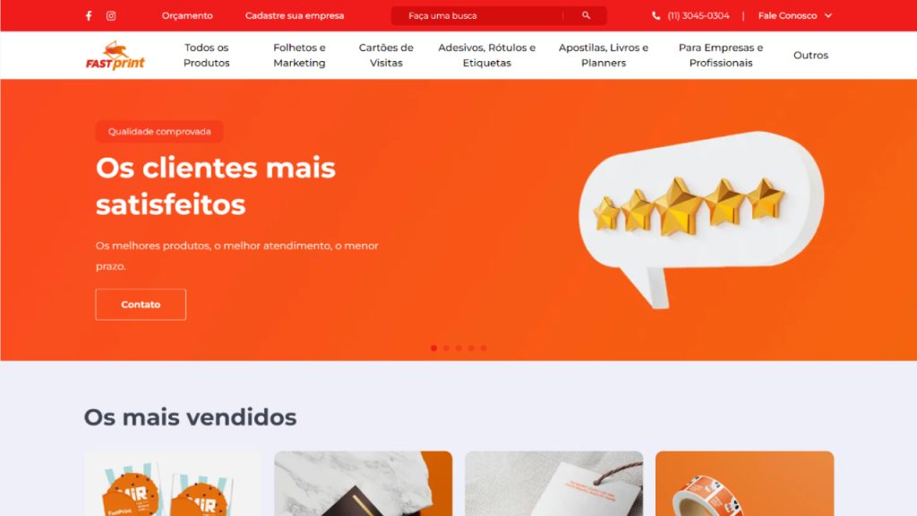 Criação de Site - FastPrint