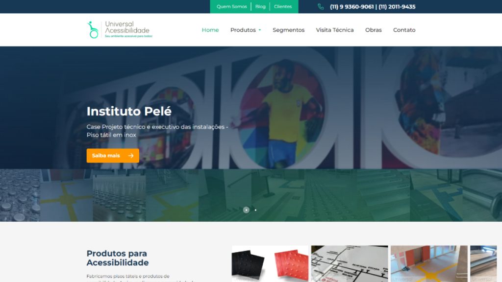 Criação de Site - Universal Acessibilidade